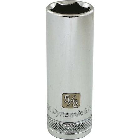 Tools 3/8 Drive 6 Point SAE, 5/8 Deep Length, Chrome Finish Socket